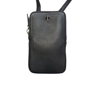 Kate spade New York phone crossbody bag black leather
